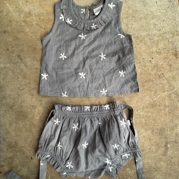 Yobaby Other - NWOT Toddler Linen Two Piece Outfit